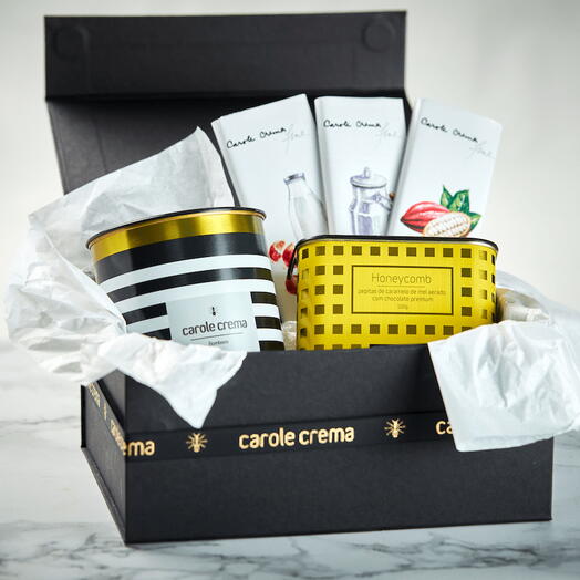 Cesta de Chocolate Delicias da Carole