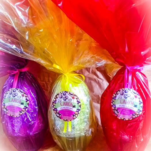 Ovo de Pascoa com Casca Recheada