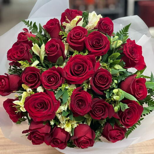 Ramalhete com 2 Duzias de Rosas