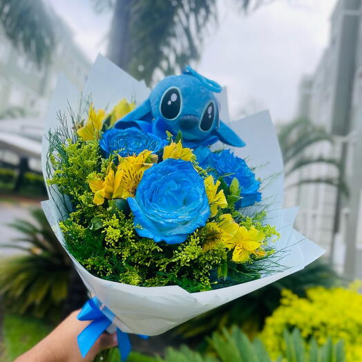 Mini Buquê Stitch