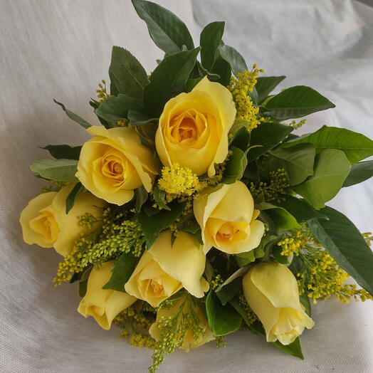 Ramalhete de Rosas Amarelas