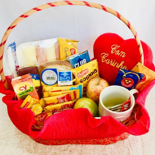 CESTA AMOR e GRATIDÃO Vermelha
