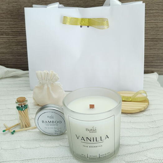 Vela Aromatica Perfumada Vanilla 190G