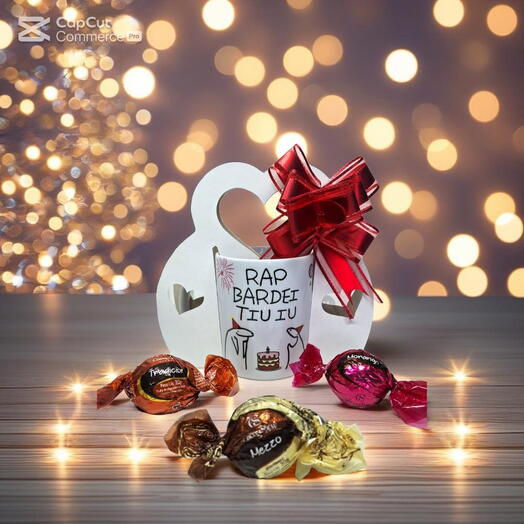 Caneca Personalizada Aniversario com Deliciosas Trufas Cacau Show