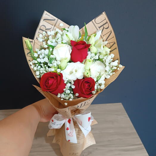 Buquê Rosas vermelhas - Delicadeza Apaixonada