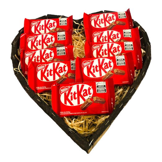 Coração Kit Kat Ao Leite