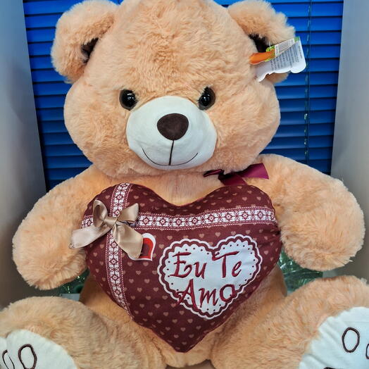 Urso G Coração Eu te amo