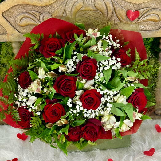 Buquê 12 Rosas