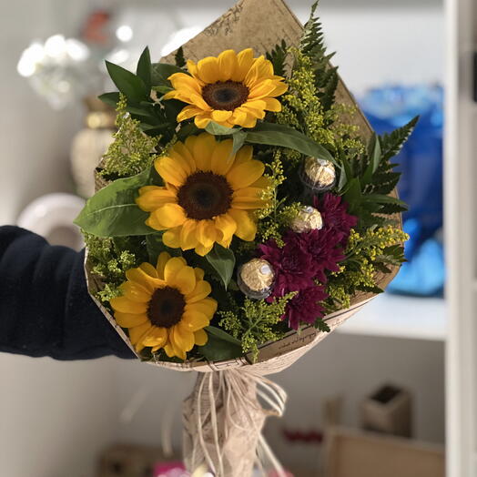 Girassois e Ferrero
