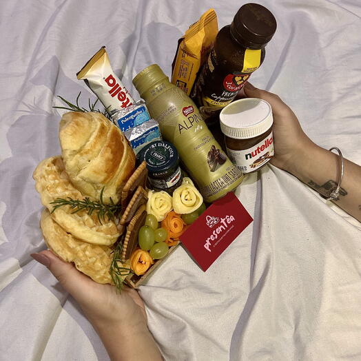 Cesta de Cafe da Manhã Para Compartilhar