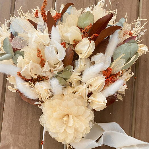 Buquê Lirio Terracota e Verde G