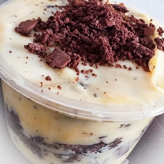 Browniezão no pote recheadão ninho ou brigadeiro 550g