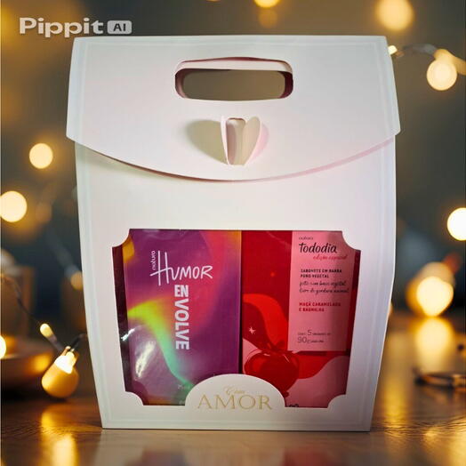 Kit Presente Natura Humor Evolve   Sabonete Tododia "Com Amor"