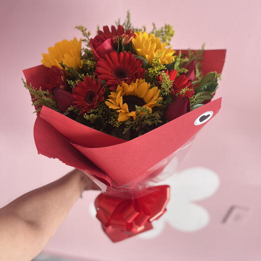 Buquê Girassol Red