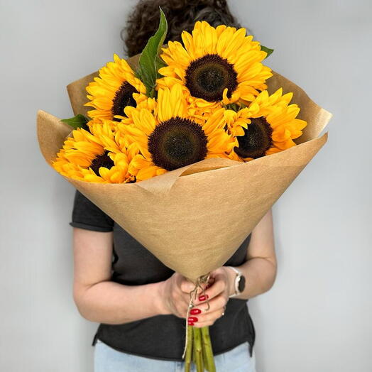 buquê de girassois amarelos