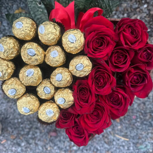 Coração de Rosas e Ferrero