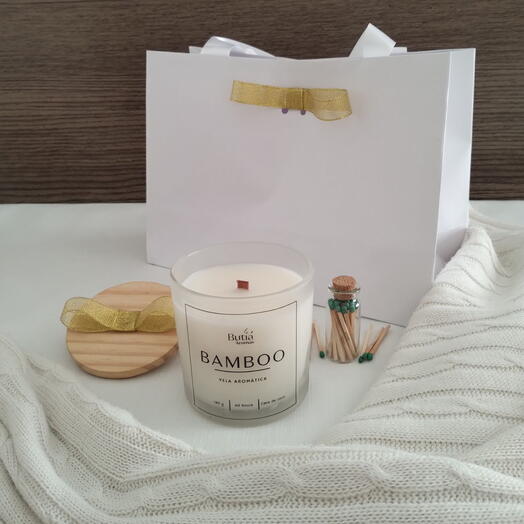 Vela Aromatica Perfumada Bamboo 190G