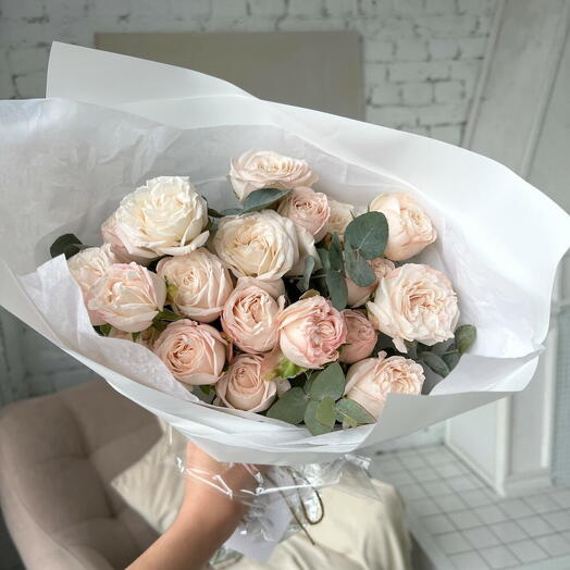 Rosas Peonia Spray Grandes