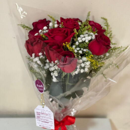 Buquê Tradicional 10 Rosas