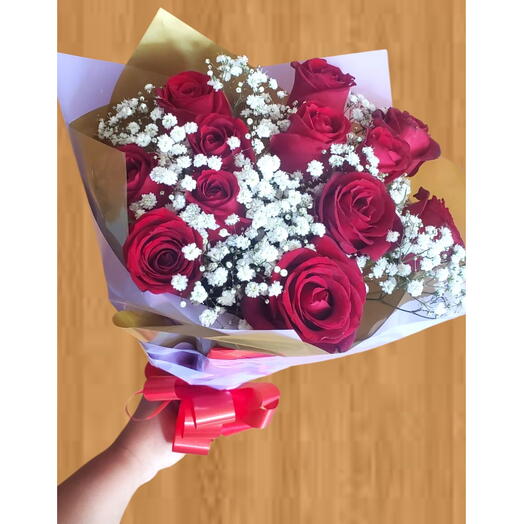 Buquê 10 Rosas