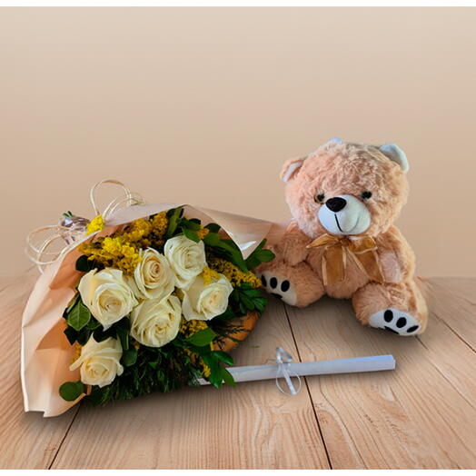 Combo Rosas e Fofura