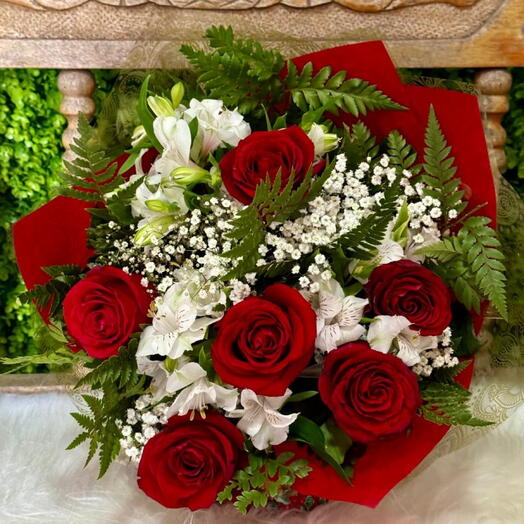 Buquê 6 Rosas