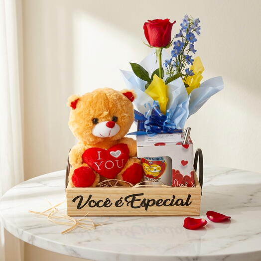 Vc e Especial Uma Xicara 1 Urso p Uma Rosas Natural