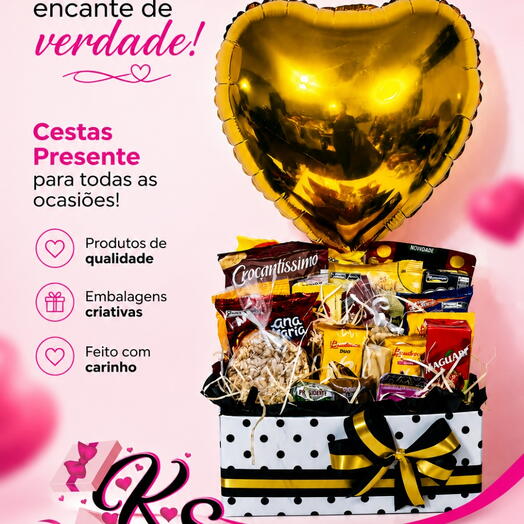 Cesta Black Doce Manhã