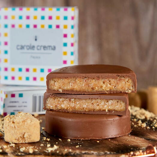 Disco de chocolate recheado com Paçoca (90g)