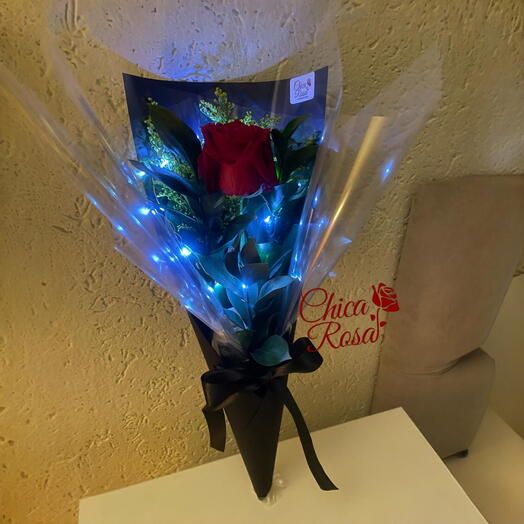 Rosa Unitaria com Led