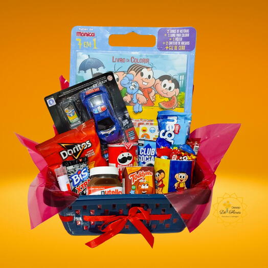 Cesta Turma da Monica