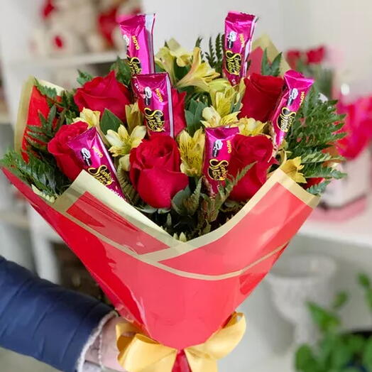 Buquê Sonho de Valsa e Rosas