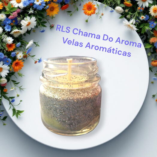 Vela Aromatica Baby White lavanda e violeta