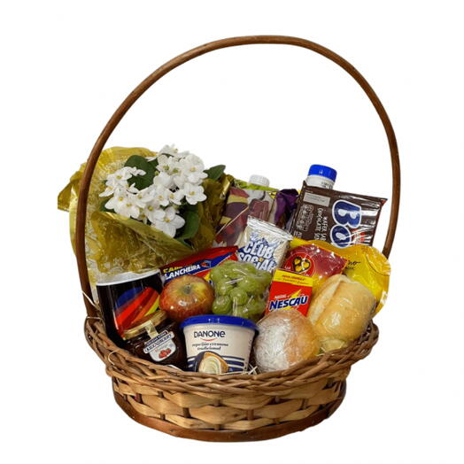 Cesta de cafe bom dia