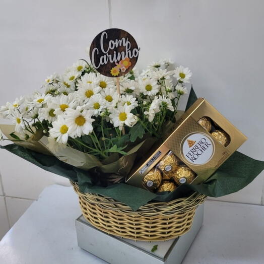 Kit com Margarida e Ferreiro Rocher