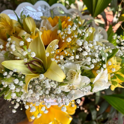 Buquê Lirio Amarelo