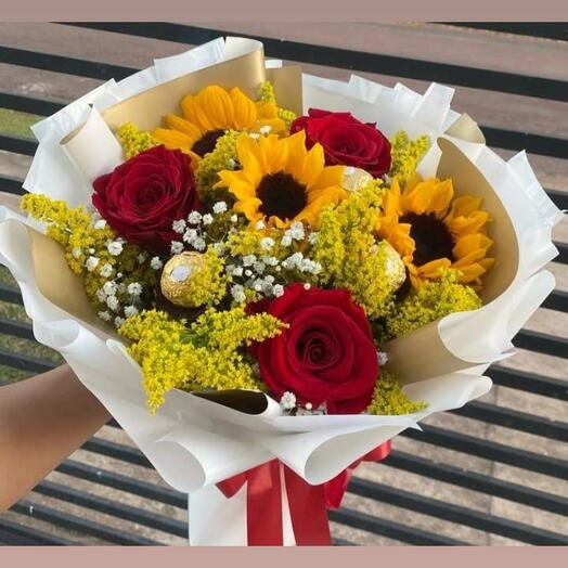 Buque Rosas, Girrasol e Chocolate