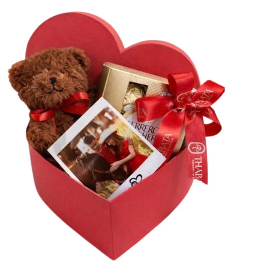 Box Coração Polaroid