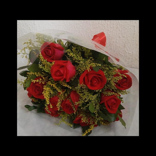 Buque de rosas naturais