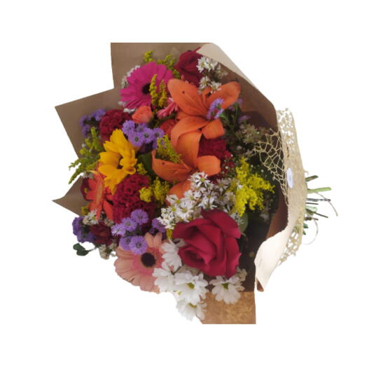 Bouquet medio de flores do campo