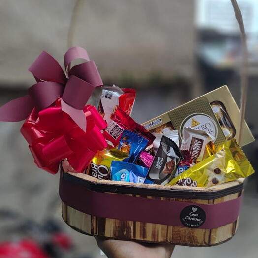 CESTA DE CHOCOLATE  MISTA