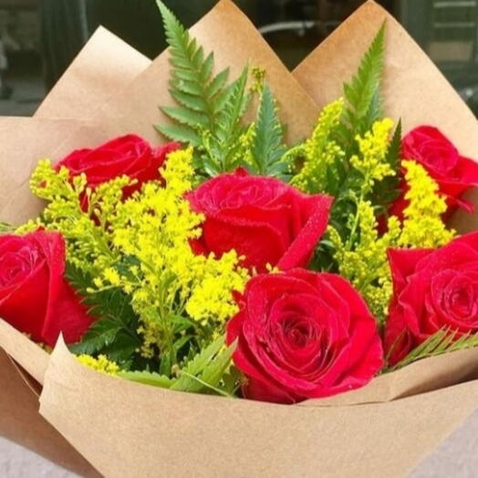 Buquê de Rosas Colombianas com 6