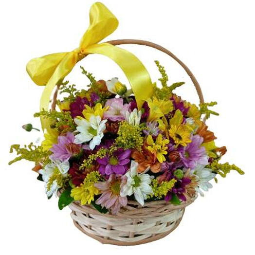 Cesta de Flores do Campo Pequena
