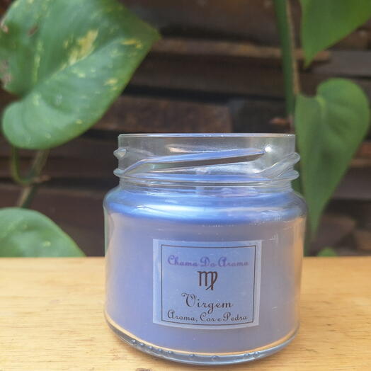 Virgem  Vela Aromatica Signo Cor Aroma Pedra Classica