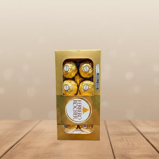 Caixa de Ferrero Rocher com 8 bombons