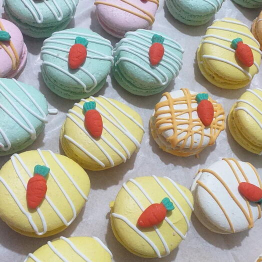 Kit Macarons Moranguinhos