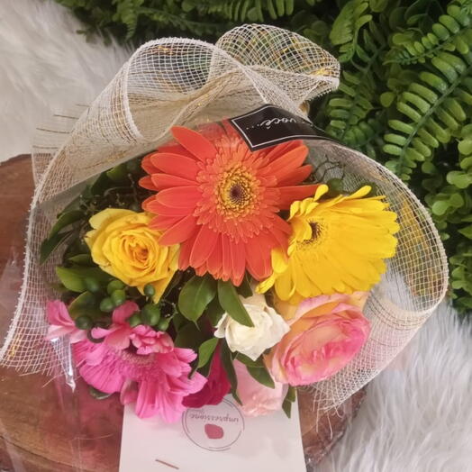 Buquê de Gerberas e Rosas