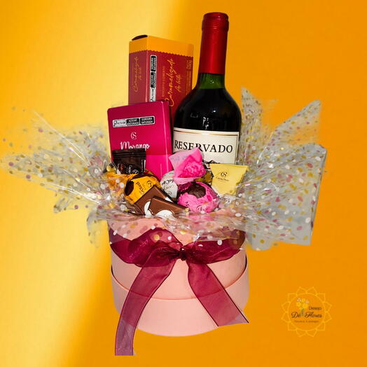 Box Luxo Vinho Show de Cacau