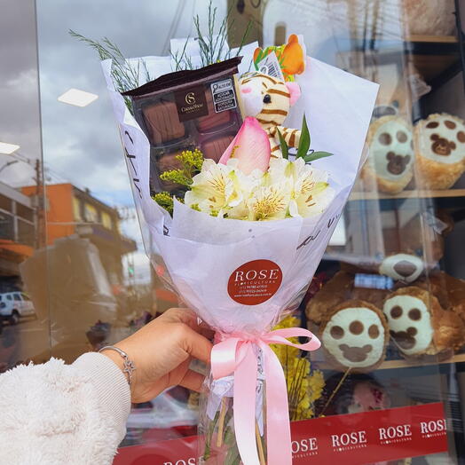 Mini Buquê Te Adoro