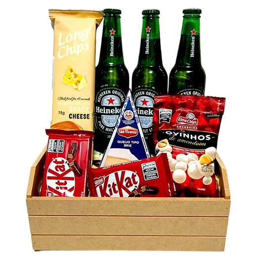 Cesta Happy Hour com  Heineken